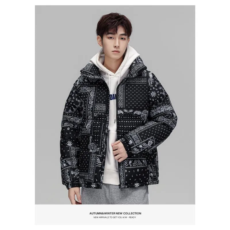 White Duck Down Thickened Loose Fit Down Jacket