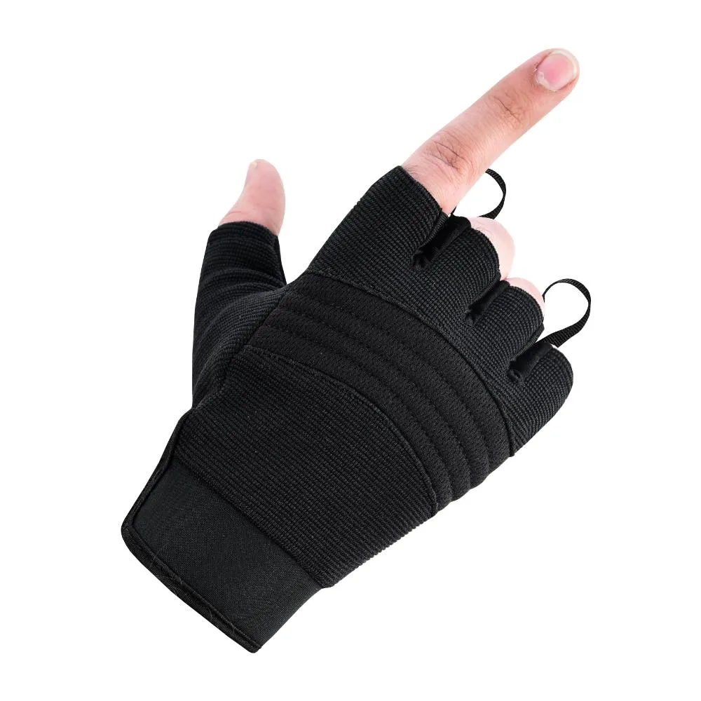 Women's Air Cooled No Sweat Knit Extreme Comfort Fingerless Riding Gloves