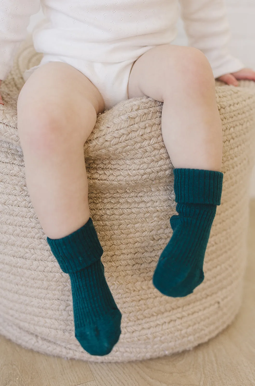 Wool Socks, Baby and Toddler, Pine