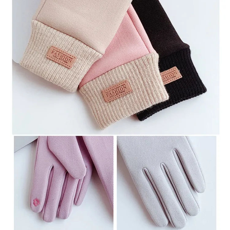 WST-03 Winter Outdoor Cycling Touch Screen Warm Gloves(Pink)