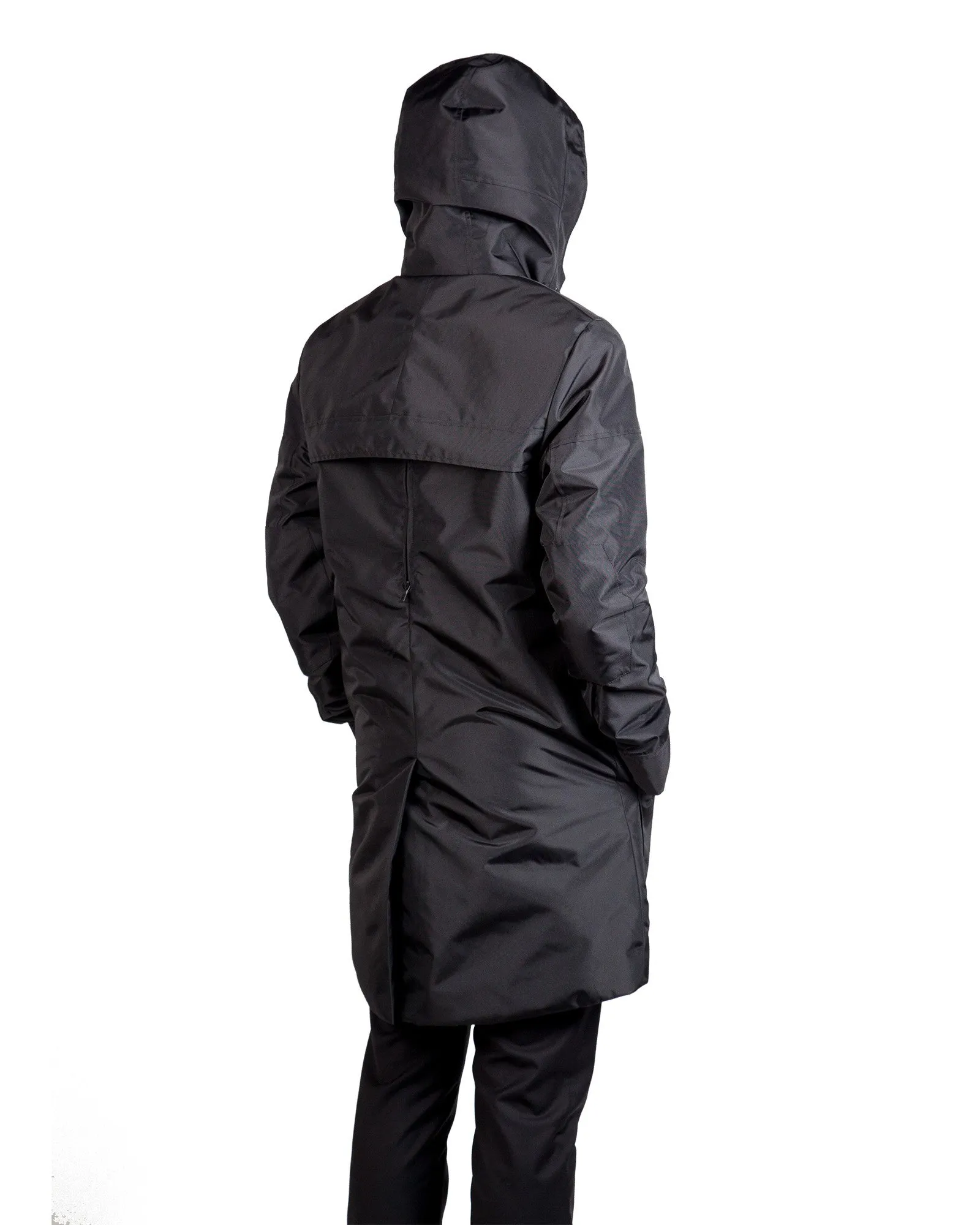 X11 DUFFLE COAT // BLACK NYLON